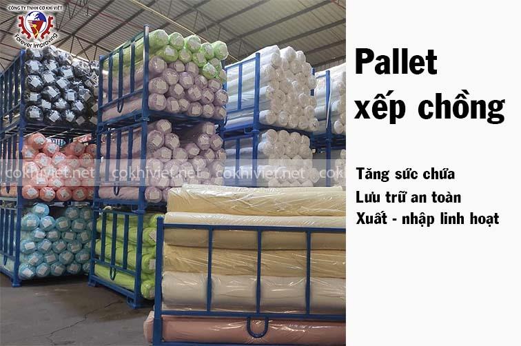 Pallet sắt cho ngành dệt may